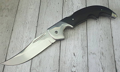 Складной нож "Носорог": сталь - Bohler М390; рукоять - G10