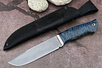 Нож &amp;quot;Волк - 2&amp;quot;: сталь - Bohler s390; рукоять - карельская береза - мельхиор