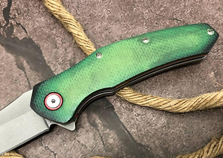 Складной нож "Урбан": сталь - Bohler S390; рукоять -микарта