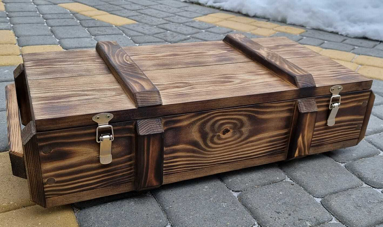 Подарочный ящик под топор,средний