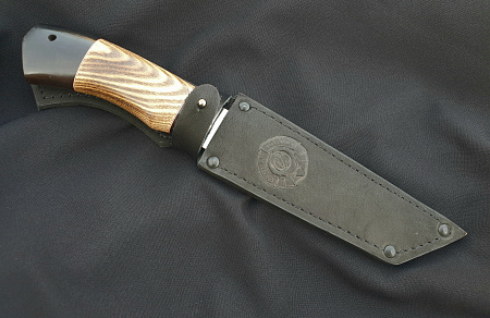 нож «Ронин» сталь кованая 95х18 рукоять орех - черный граб